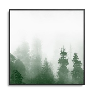 Nature Magick Green Forest Adventure Metal Framed Art Print - Deny Designs - 1 of 4