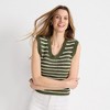 Lands' End Women's Blend Texture U Neck Vest Sweater - 4 of 4