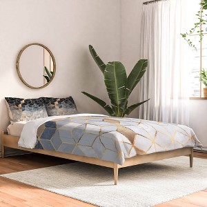 Elisabeth Fredriksson Soft Gradient Cubes II 100% Cotton Comforter Set - Deny Designs - 1 of 4