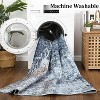 Modern Abstract Hallway Runner Rug, Machine Washable Low-Pile Geometric Non-Slip Floor Mat for Entryway, Living Room, Bedroom, Kitchen - 4 of 4
