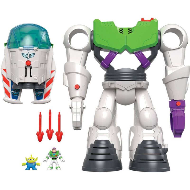Fisher-Price Imaginext Disney Pixar Toy Story 4 Buzz Lightyear Robot, 3 of 12