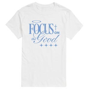 Men's - Instant Message - Focus On The Good Short Sleeve Graphic T-Shirt - 1 of 4