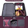 Whisen 5-Piece Set(21/25/29 in.) Luggage Sets Lightweight Suitcase with TSA Lock and Rotating Wheels - 4 of 4