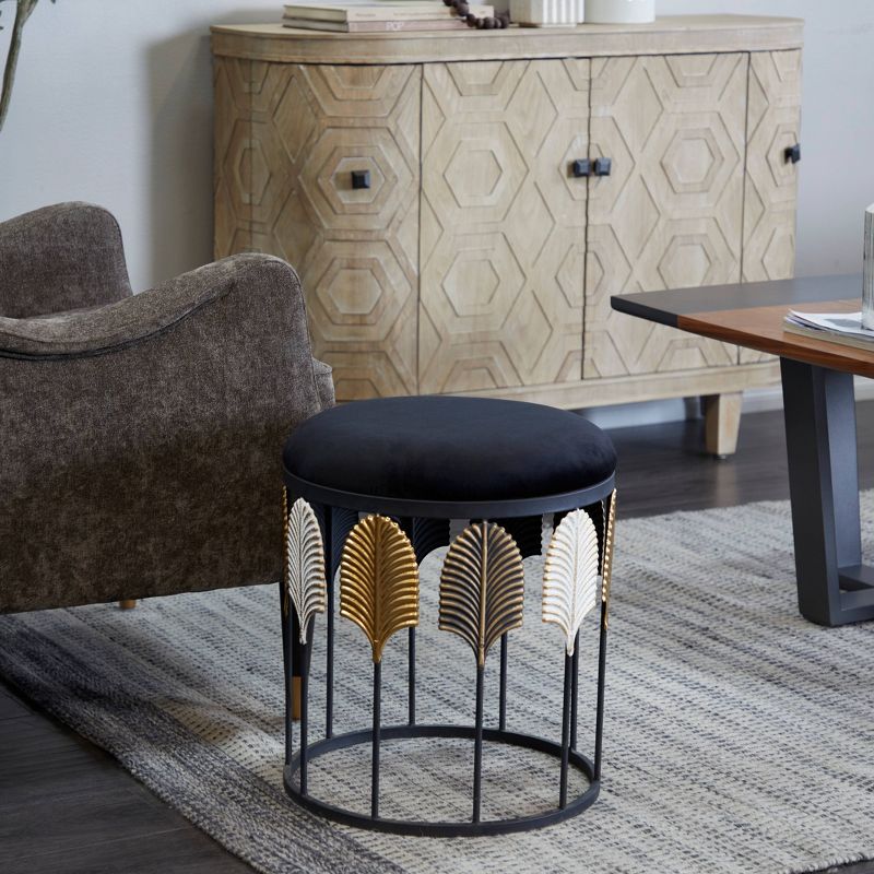 Contemporary Metal Accent Table Dark Black - Olivia &#38; May, 2 of 6