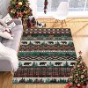 Christmas Printed Rug, Washable Low Pile Non-Slip Carpet for Bedroom Living Room Xmas Tree Holiday Decor, Soft Nursery Floor Mat - 2 of 4