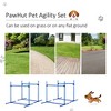4 Piece Dog Agility Set with Adjustable Height Jump Bars, Carry Bag, Displacing Top Bar - 4 of 4