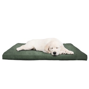 Pet Adobe Pet Bed with Orthopedic Foam - 35" x 44", Forest Green - 1 of 4