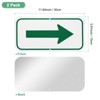 Unique Bargains Aluminum Reflective Outdoor Lawn Arrow Sign 1 Pc - 3 of 4