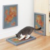 Sandinrayli Cardboard Cat Scratcher, Replaceable Cat Scratch Pads with Wooden Frame - 4 of 4