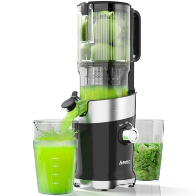 Aeitto Juicer Machines, 4.9" Extra Large Feed Chute for Whole Fruits and Vegetables & Easy Clean