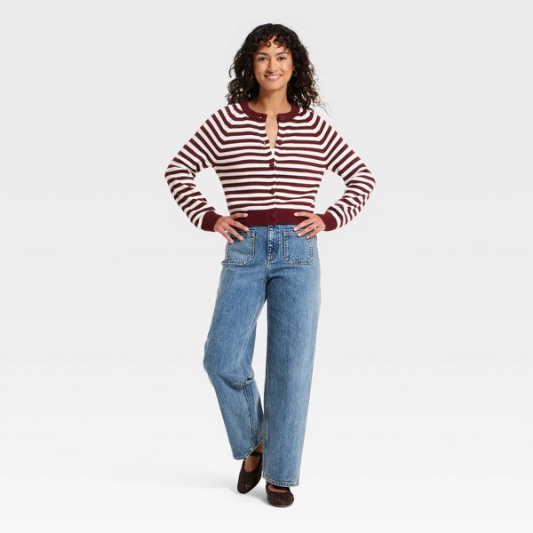 Pantalón recto estilo marinero para mujer - Universal Thread™ Malva 3