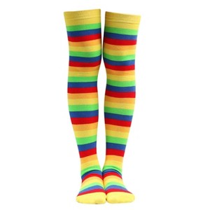 Striped Patterned - Over the Knee Socks - from the Sock Panda (Women's Sizes, Adult Medium) - 1 of 2