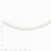 Black Bow Jewelry 7-8mm, White FW Cultured Pearl & Sterling Silver Clasp Necklace - 3 of 4