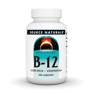 Vitamin B-12 Sublingual 2000mcg by Source Naturals, Inc.  -  200 Tablet - 1 of 3
