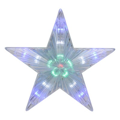 Kurt S. Adler 74" Clear Lighted Contemporary Tree Topper Star - Multi-Color Lights