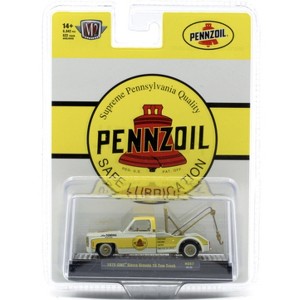 M2 Machines Chase 1975 GMC Sierra Grande 15 Squarebody Tow Truck Pennzoil Hobby Exclusive 1/622 - 1 of 3