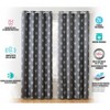 HLC.ME Arrow Printed Privacy Energy Efficient Room Darkening Grommet Window Curtain Drape Panels, Set of 2 - 4 of 4