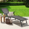 Tangkula Set of 2 Outdoor Adjustable Chaise Lounge Chair Patio Folding Recliner Lounge - 3 of 4