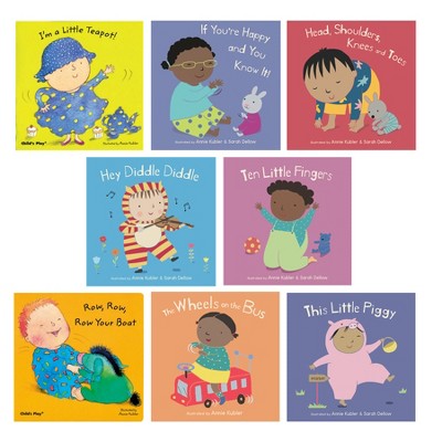 Child's Play Books Nursery Rhyme Board Book, Set Of 8 With Cd : Target