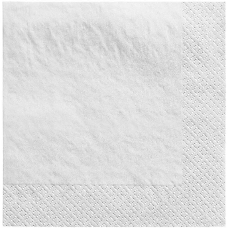 60ct Disposable Lunch Napkins White - Spritz&#8482;, 1 of 3