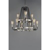 Maxim Lighting Haven 9 - Light Chandelier in  Black/Satin Nickel - 2 of 4