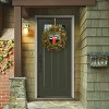 24" Bristle Berry Artificial Wreath with Single Candle - National Tree Company - 2 of 4