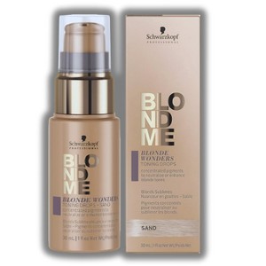 Schwarzkopf Professional BlondMe Blonde Wonders Toning Drops (1 oz) - Sand | Vegan Hair Care | - 1 of 4