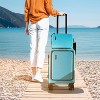TravelArim 22” Carry On Luggage with Luggage Scale, Airline Approved Carry On Suitcase with Wheels, Small Suitcase - 2 of 4