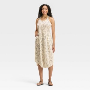 Women's Drop Waist Midi A-Line Dress - Universal Thread™ - 1 of 3