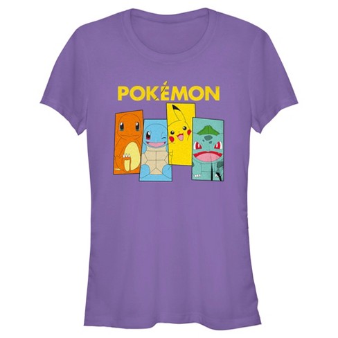 Juniors Womens Pokemon Character Boxes T-Shirt - image 1 of 4