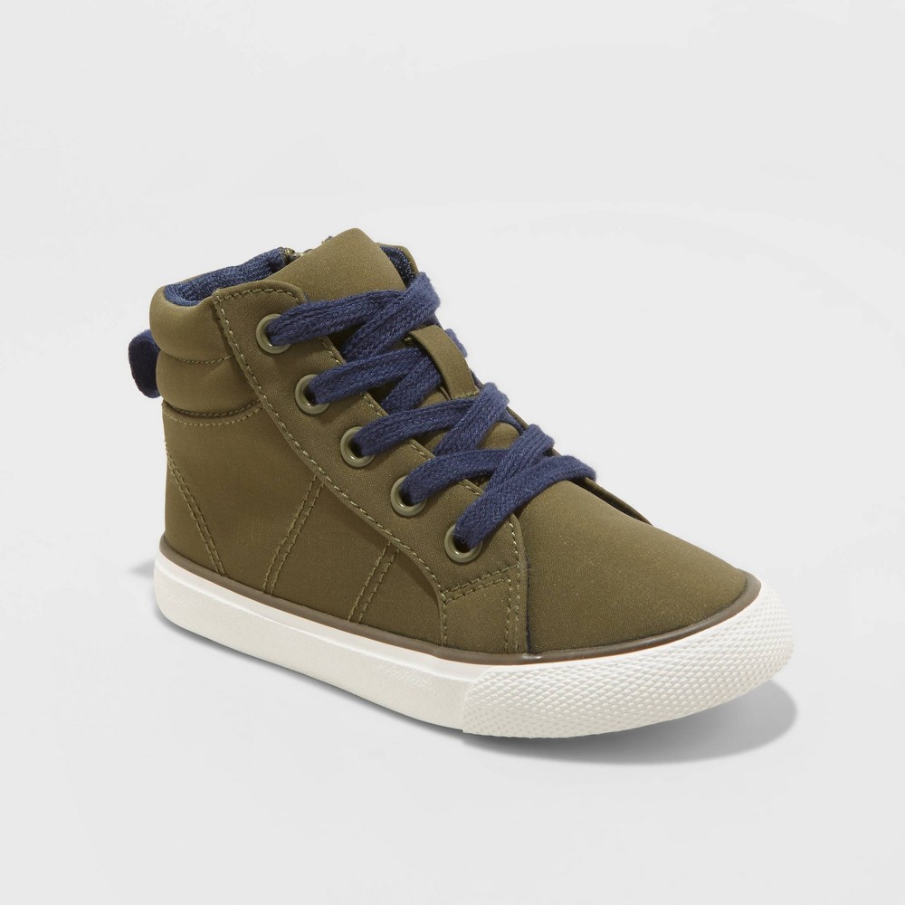 Toddler Boys' Cayden Sneakers - Cat & Jack Olive Green 9