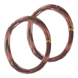 Unique Bargains Aluminum Flexible Anti-rust Bonsai Training Wire 2 Rolls - 1 of 3