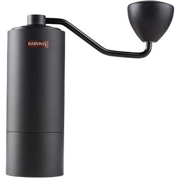 Barvivo Manual Coffee Grinder with 12 adjustable grind settings - Black