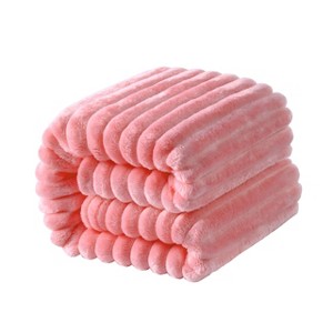 All Seasons Plush Flannel Blanket, Soft and Warm Bed Blanket for Couch Sofa Bed - NTBAY - 1 of 4