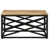 vidaXL Coffee Table End Table Sofa Table Living Room Furniture Solid Wood - 3 of 4