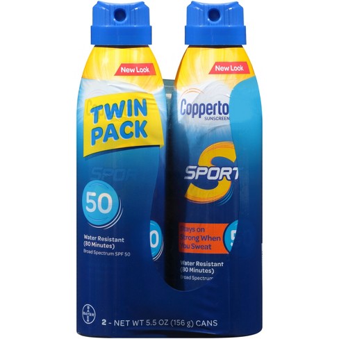 coppertone sport sunscreen spray spf 11oz twin pack target