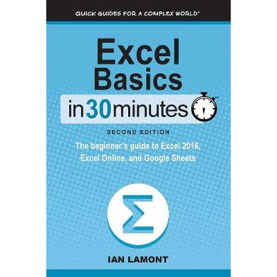 Excel Basics In 30 Minutes (2nd Edition) - by  Ian Lamont (Paperback)