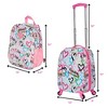Heart Love Rolling Suitcase Set with Backpack, Neck Pillow, Water Bottle, and Luggage Tag - 3 of 4