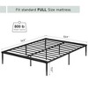 Whizmax Bed Frame Heavy Duty Metal Mattress Foundation Platform Sturdy Steel Slat No Box Spring Needed, Easy Assembly, Noise Free - 2 of 4