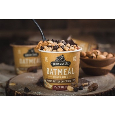 Kodiak Cakes Protein-Packed Single-Serve Oatmeal Cup Peanut Butter Chocolate Chip - 2.12oz