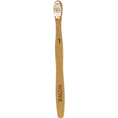 Wowe Natural Bamboo Toothbrush, Kids, Soft Bristles, 4 Pack,