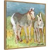 Amanti Art Mare with Foal by Brenda Brin Booker Canvas Wall Art Print Framed 22 x 22-in. - 3 of 4