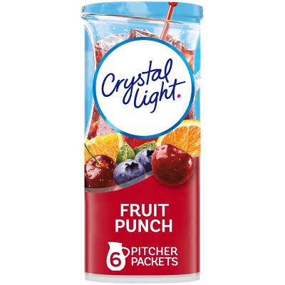 Crystal Light Fruit Punch Drink Mix - 6pk/2.04oz