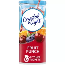 Crystal Light Fruit Punch Drink Mix - 6pk/0.34oz