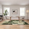 Modern Washable Runner Rug – Ultra-Thin Non-Slip Hallway Carpet, Abstract Low-Pile Mat for Kitchen - 4 of 4