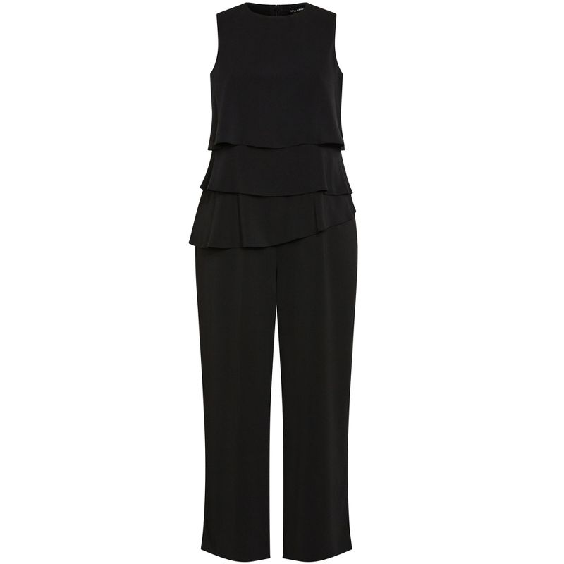 Women's Plus Size Alexis Jumpsuit - black | CITY CHIC, 4 of 7