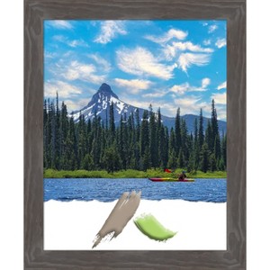 Amanti Art Woodridge Rustic Grey Wood Picture Frame - 1 of 4