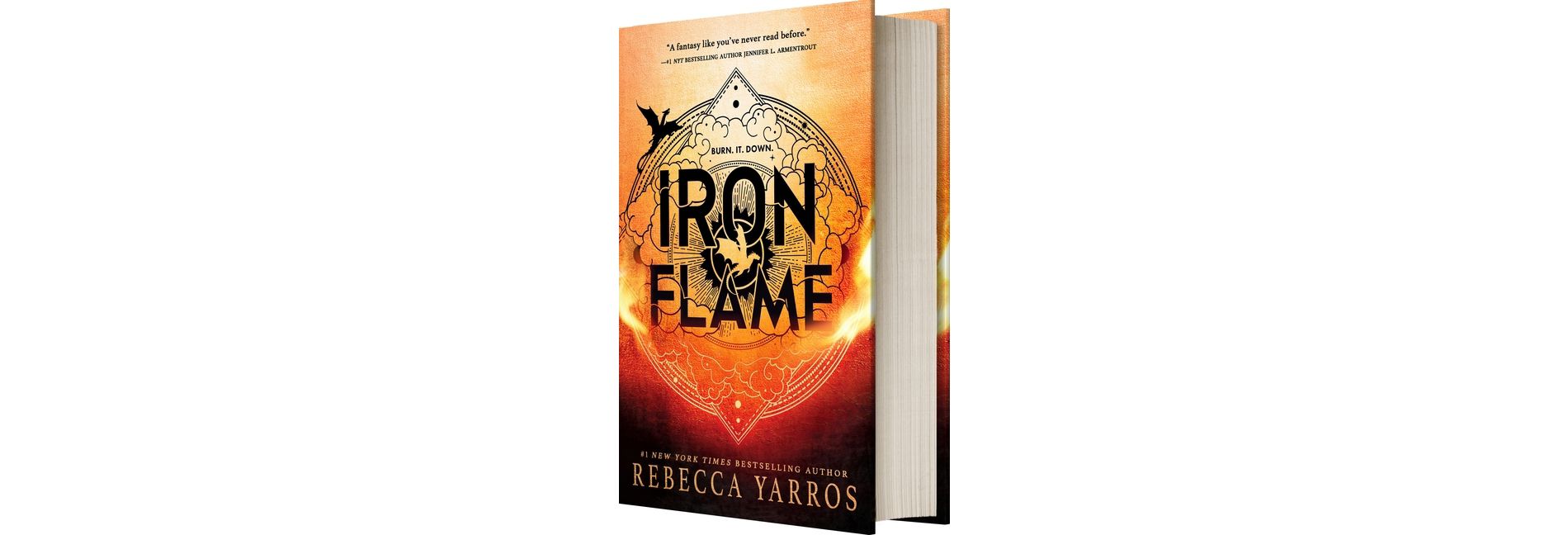 Iron Flame - (Empyrean) - by Rebecca Yarros (Hardcover)