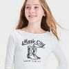Girls' Long Sleeve Boat Neck T-Shirt - art class™ - 2 of 4