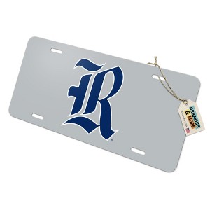 Rice University Owls Logo Novelty Metal Vanity Tag License Plate - 1 of 4